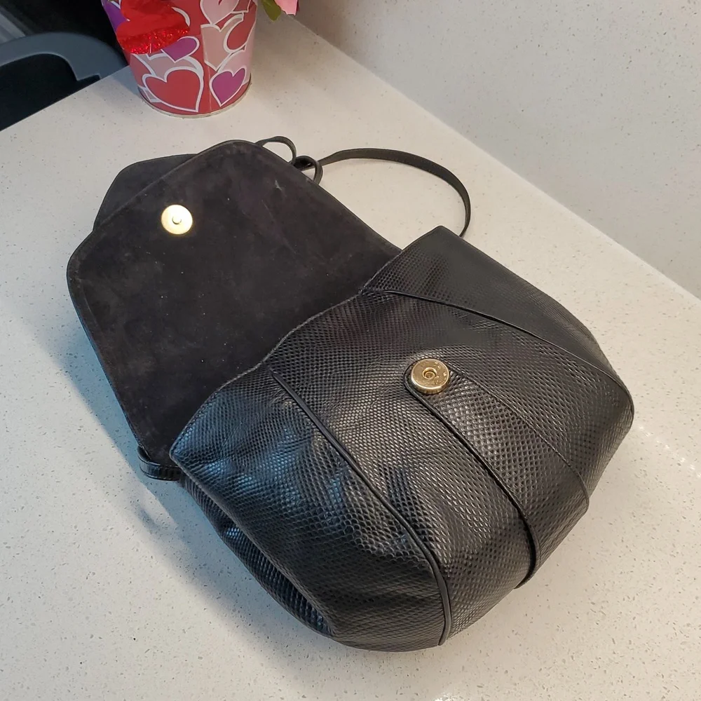 USA🇺🇲 SHARIF Elegant Black Leather Crossbody Bag